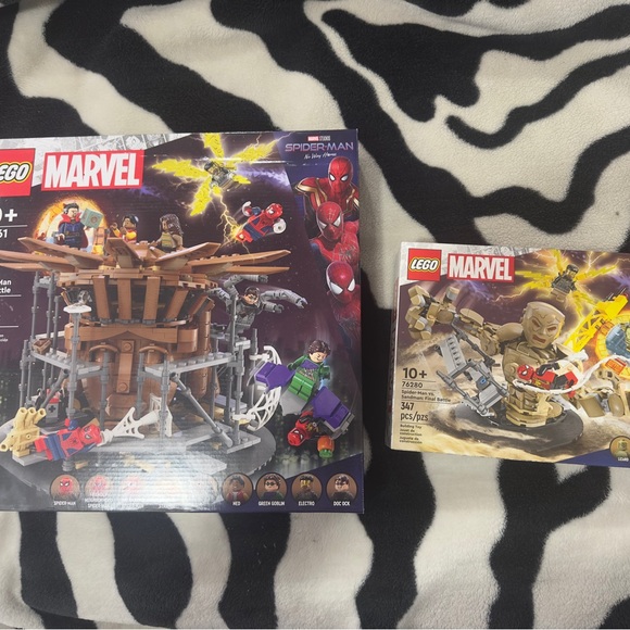 LEGO Marvel Spider-Man and Sandman Showdown Set - Multicolor
